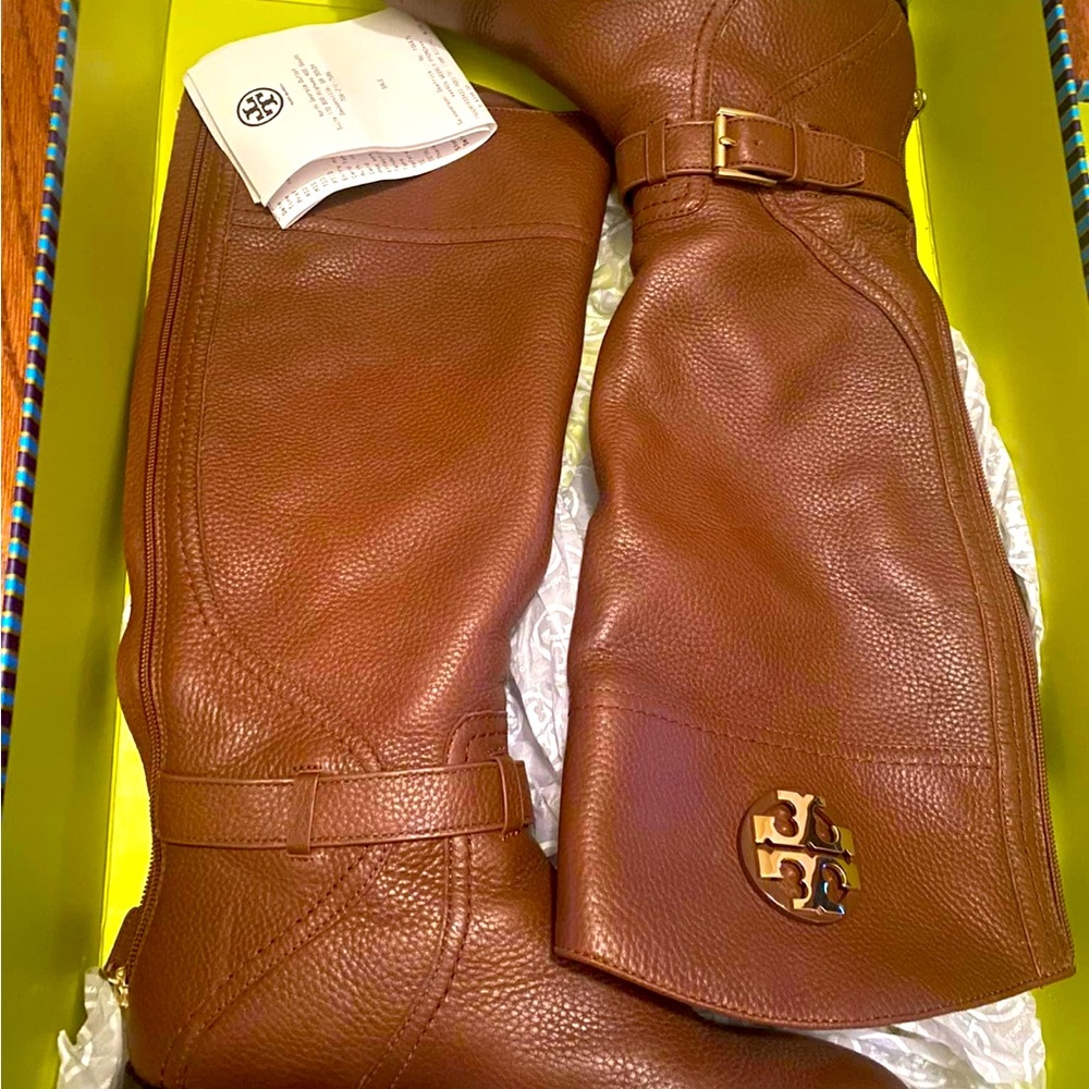 Tory Burch riding boots, NEW IN BOX